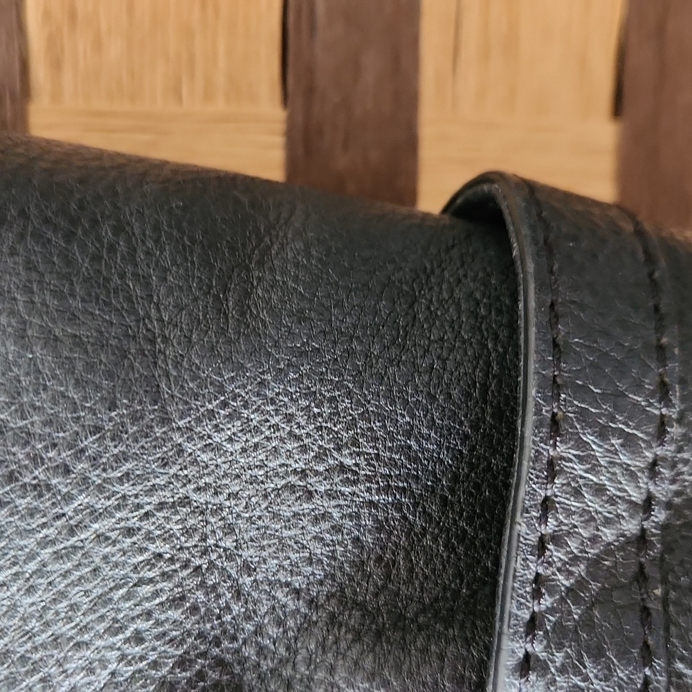 Michael Kors Black Leather Tote Bag - Picture 6 of 8